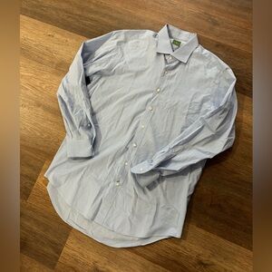 Sid Mashburn Shirt Men Blue Check Button Pocket‎ Sport Prep Casual